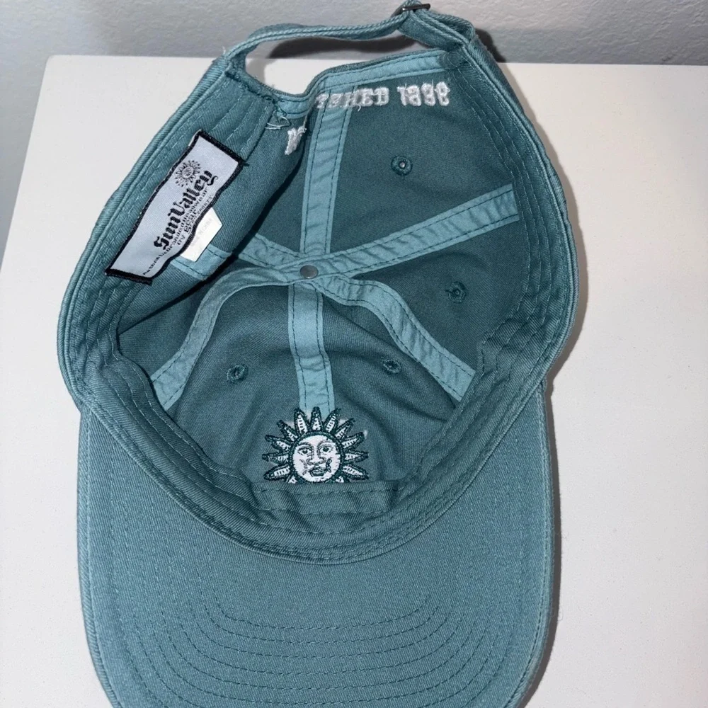 Teal Sun Valley Embroidered Cap